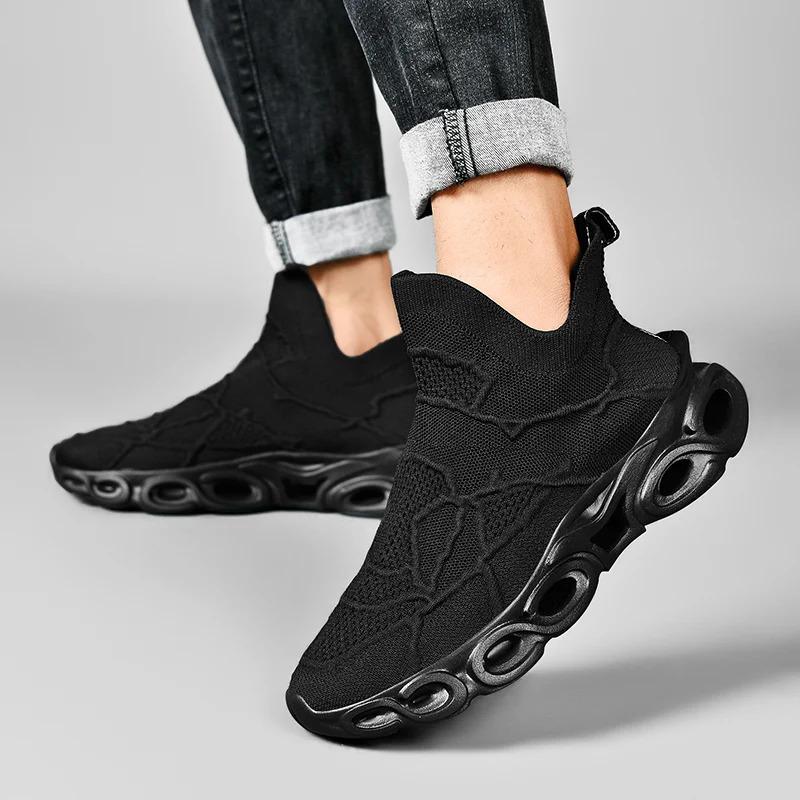 Custom Blade Sole Super SoftCasual Sock Sneakers Blank Mesh Hoogte Toenemende Sport Wandelen Hardloopschoenen voor Heren Trainers Schoenen Sportschoenen Hardloper_voghion.com