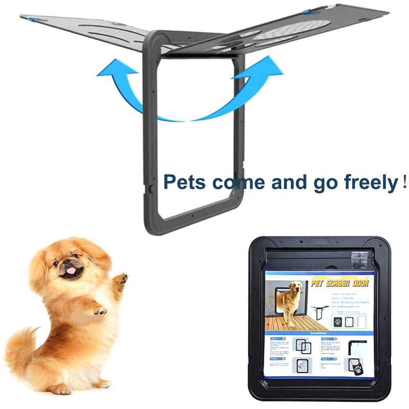 Pet Screen Doors Magnetic Small Dog and for Cat Door for Screen Door and Porch 1