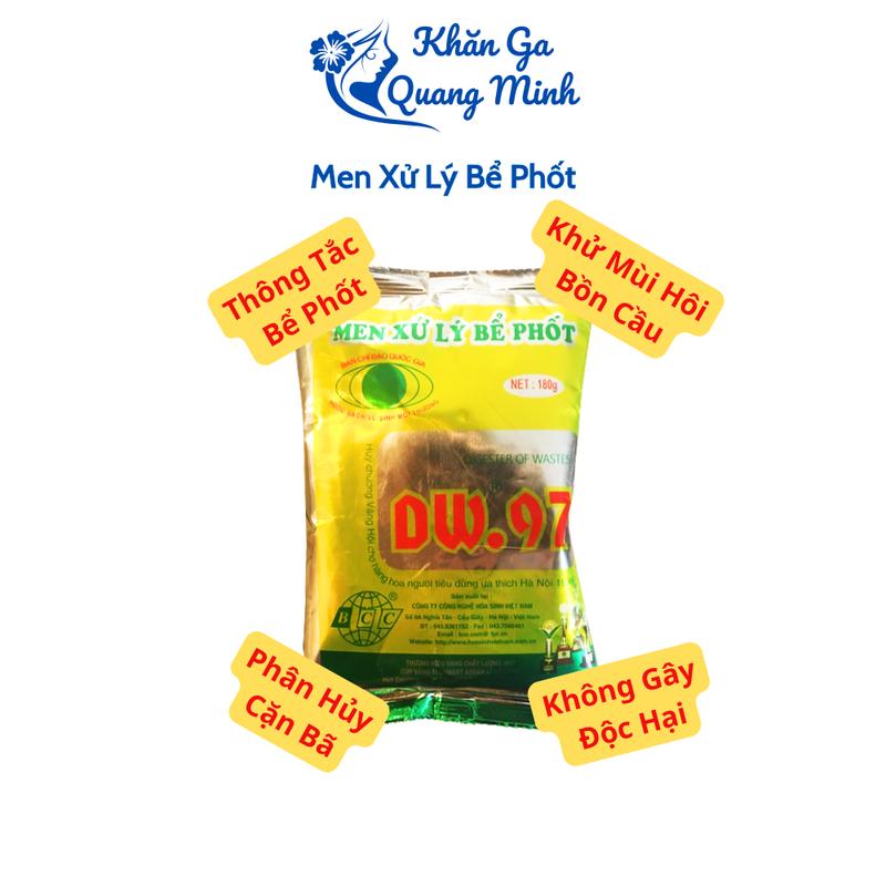 Men Xử Lý Bể Phốt DW - Thông Tắc, Phân Hủy Cặn Bã, Khử Mùi Hôi Bồn Cầu 200g Làm Sạch Kem 0