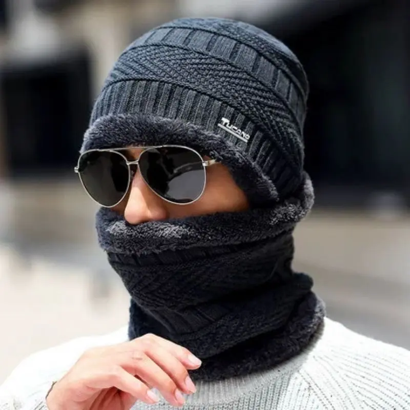 kupluk +syal set musim dingin/winter dewasa/unisex berkualitas