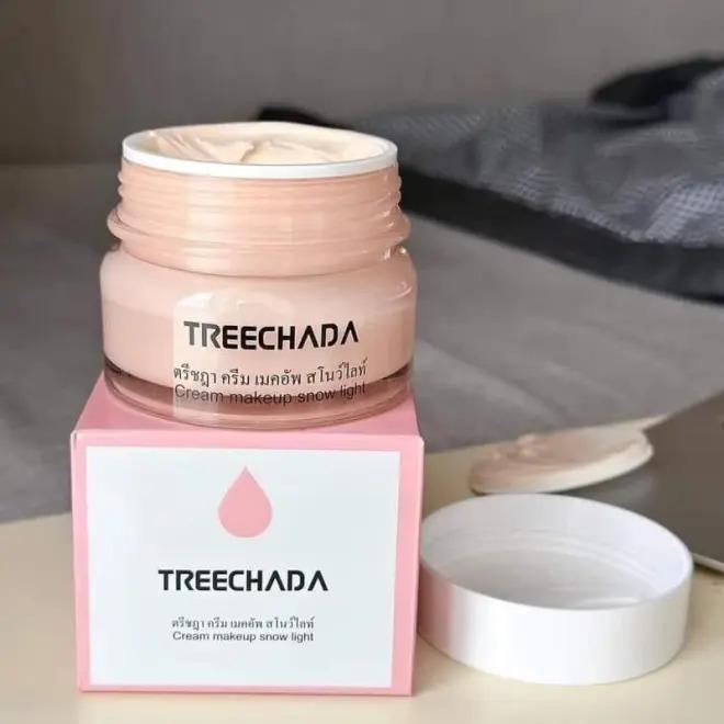 KEM TRANG ĐIỂM MAKEUP Kem Lõi Tự Nhiên Treechada Thái Lan Gói Du Lịch Mẫu Thử Kem Che Khuyết Điểm Kem Nền Kem Chống Nắng Dưỡng Ẩm Làm Sáng Thích Hợp Để Trang Điểm Màu Nude Có Các Mẫu Trung Bình Và Lớn 8G Và 50G Kem Trang Điểm Mỹ Phẩm Women