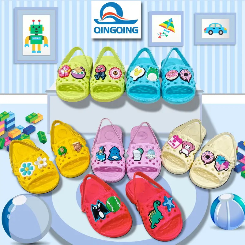 Dép tổ ong sticker ASIA dưới 2 tuổi dép tập đi tuổi cho bé Siêu Nhẹ Nhiều Màu - Hàng Chính Hãng 0