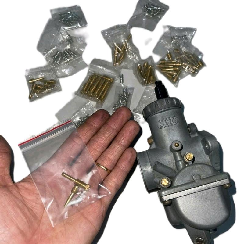 Ốc Chỉnh Nhiên Liệu Chỉnh Gaty Và Chỉnh Gió Bình Xăng Con SYIC Keihin 125 Phụ Tùng Phụ Kiện