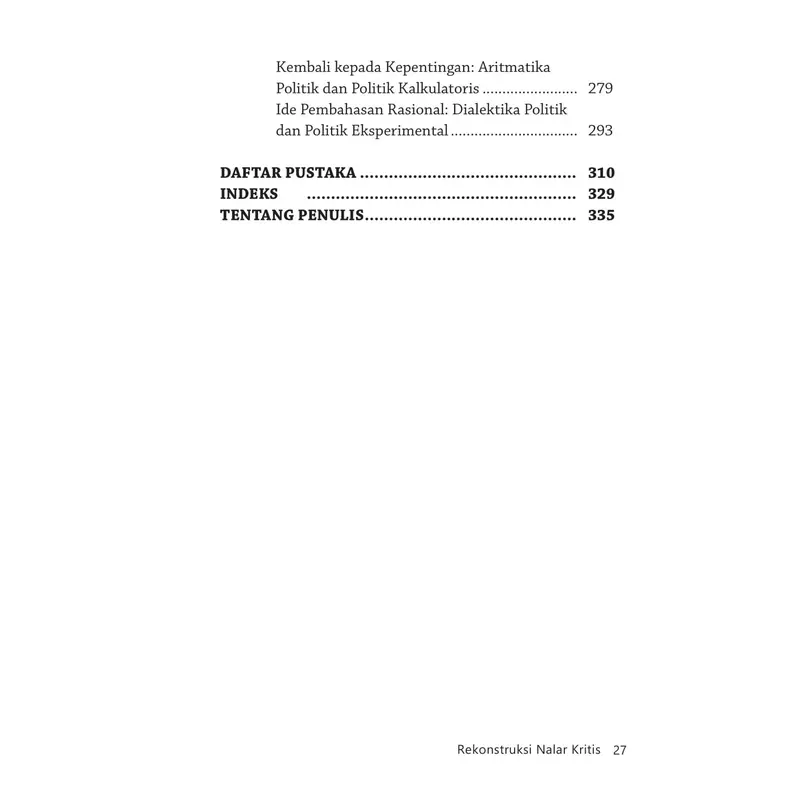 Buku Rekonstruksi Nalar Kritis Metode Berpikir Kritis - Hans Albert - IRCiSoD 5