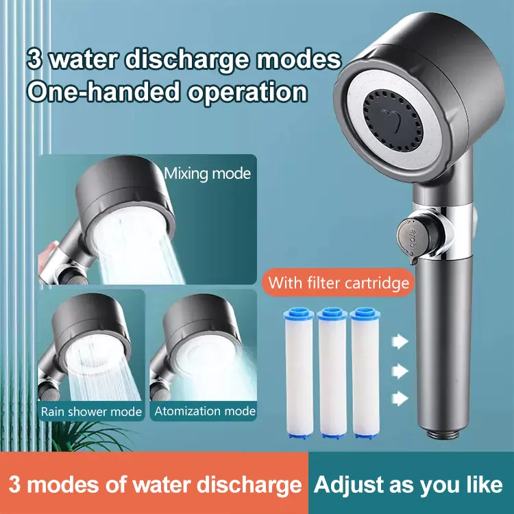 Strong boost  Household third gear shower Shower head shower head