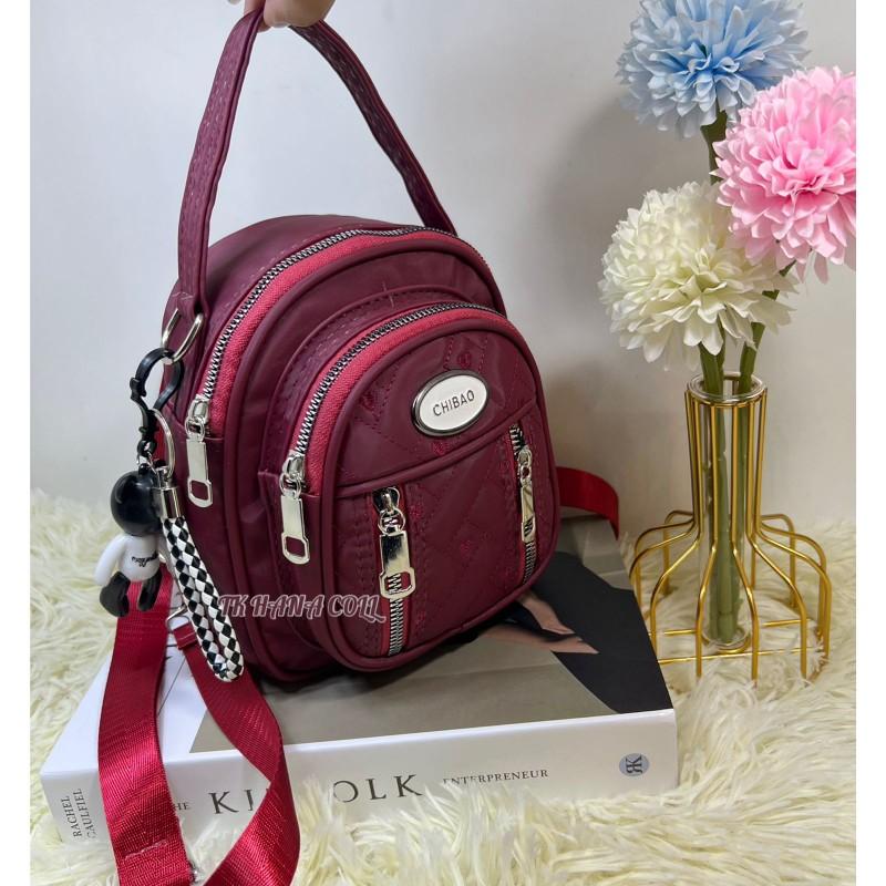 Bagpack Wanita Maura 3in1 2 Res Free Acc Uk 15x19cm  Backpack Ransel