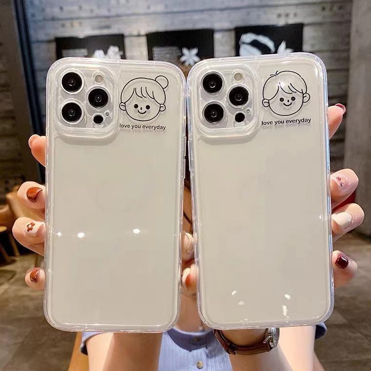 Ốp lưng iphone cặp đôi love silicon bảo vệ cam cho 16promax 6plus/7/7plus/8/8plus/x/xr/xs/11/12/13/14pro/max/promax u005