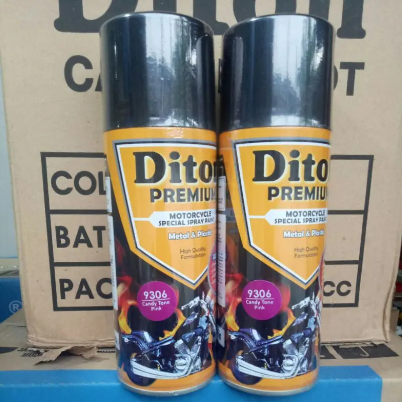 [cat semprot Diton Premium Candytone Pink 9306 400cc Pilok Pilox Diton Premium 1