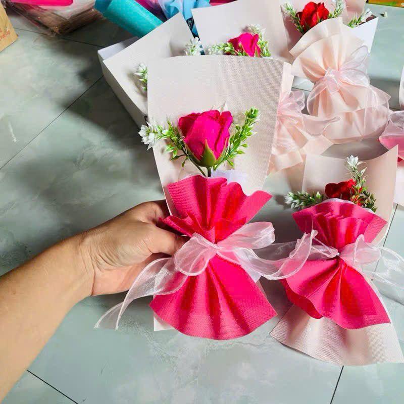 Product Introduction of hoa hồng sáp 1 Bông kèm túi làm quà tặng 1