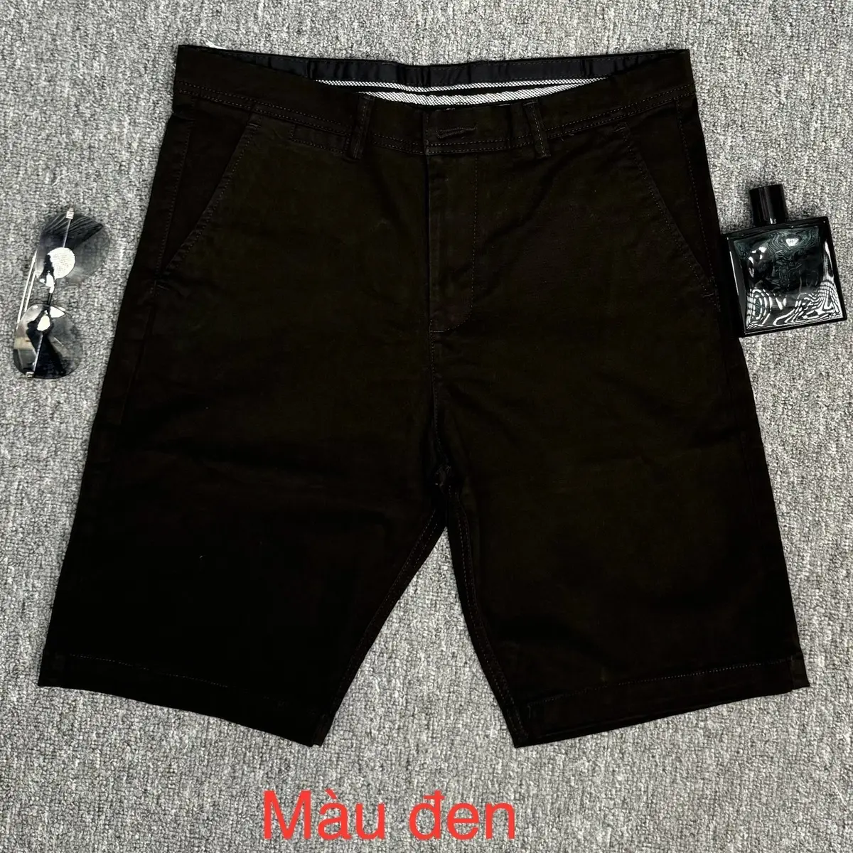 Quần short kaki thun form dáng trẻ trung