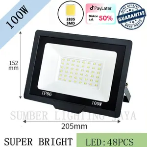LAMPU SOROT LED 100W LED SMD 2835 / LAMPU TEMBAK LED 100 WATT / LAMPU OUTDOOR LED
