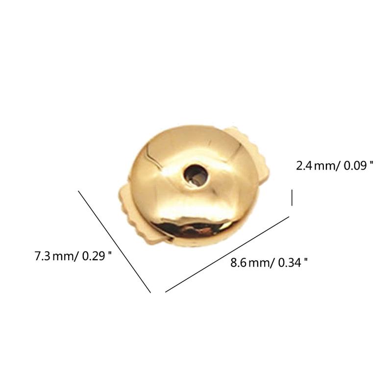 Product Introduction of Secure and Portable Earplug Attachment Practical Post Connector with Locking System Earring Backs for Droopy Ear Studs 0