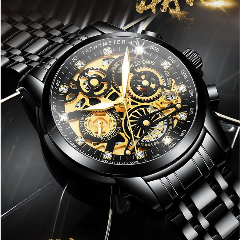JAM TANGAN PRIA IMPORT 2024 NEW CASS MEN'S WATCH FASHION HOLLOW BUSINESS WATCH TREN WATERPROOF NIGHT LIGHT LUMINOUS QUARTZ QUARTZ SEGOOD WATCHES 0
