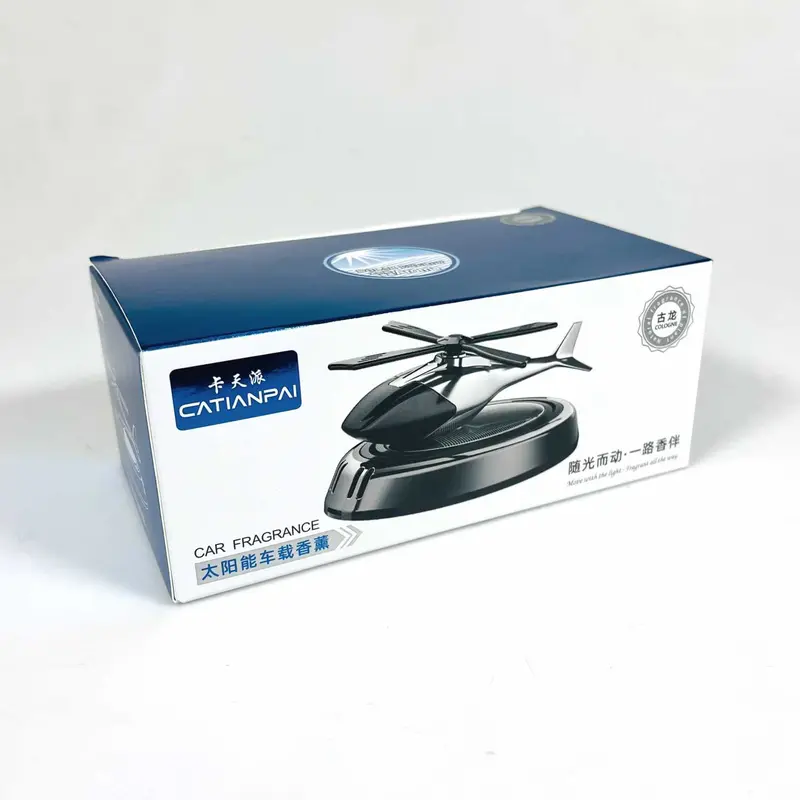CATIANPAI Parfum Mobil Dashboard Helikopter Tenaga Surya Car Freshener - KTP030 Pajangan 8