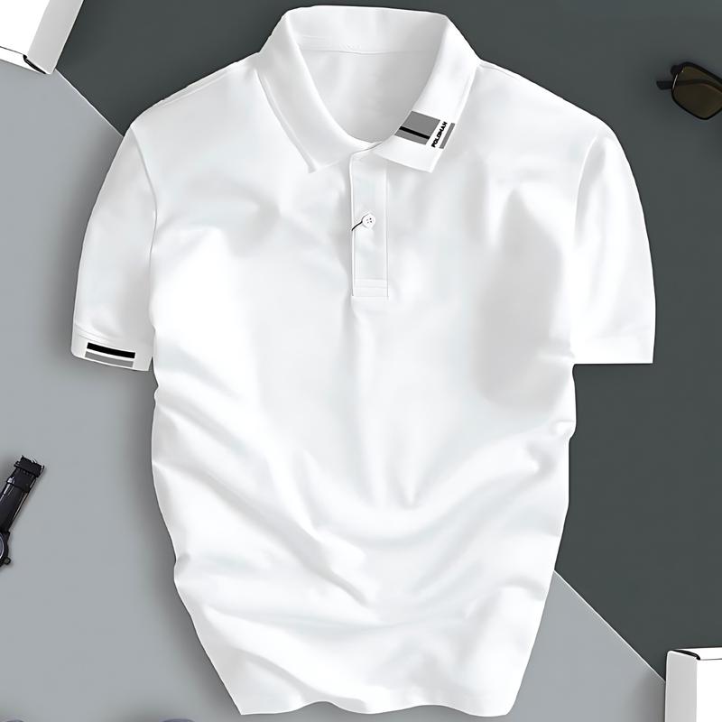Áo Phông Poloman 10 Cổ Bẻ BASIC CVC Vải Cá Sấu Sang Trọng, Lịch lãm, Thoáng Mát LEVEN Menswear Có Cổ Ngắn Tay Cộc Tay Shirt polo Tay Ngắn áo  polo
