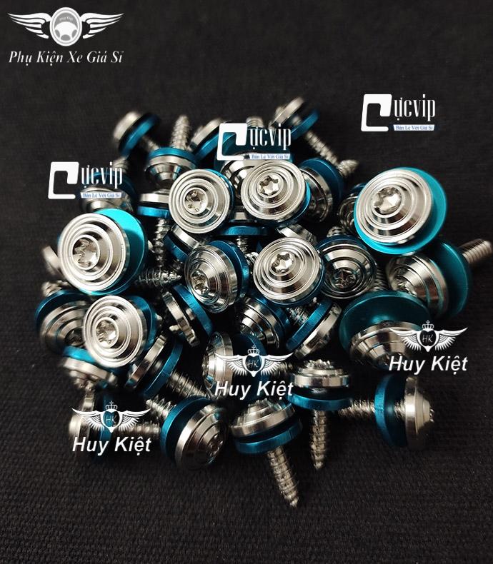 Full Bộ Ốc Dàn Áo Salaya THÁI Inox 304 Tặng Lông Đền XANH Gắn Wave, Dream, Sirius, Future, Ex, Win, Vario, AB, Mio M3, Satria, Sonic, Vision MS9999