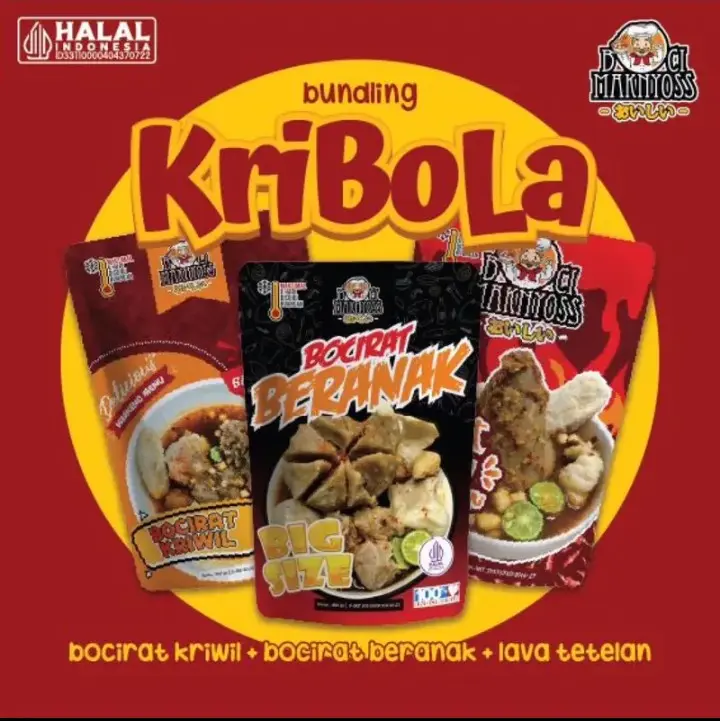 Bundling Bocirat KriBoLa Maknyoss Food