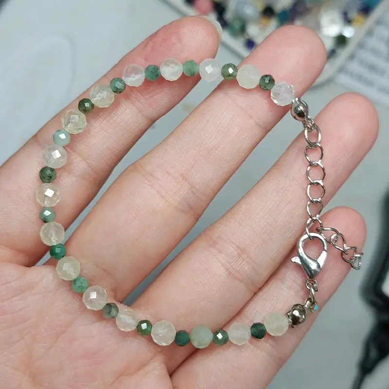 Gelang Crystal full Custom adjustable 8