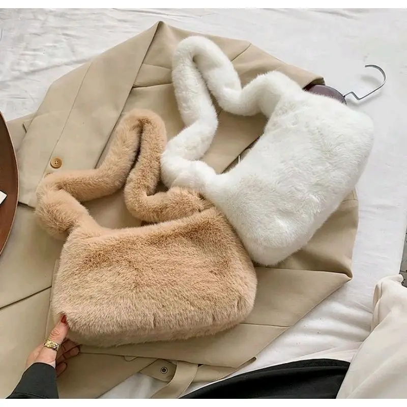 BISA COD! SHOULDER SLING BAG TAS BAHU SELEMPANG BULU KEKINIAN POPULER