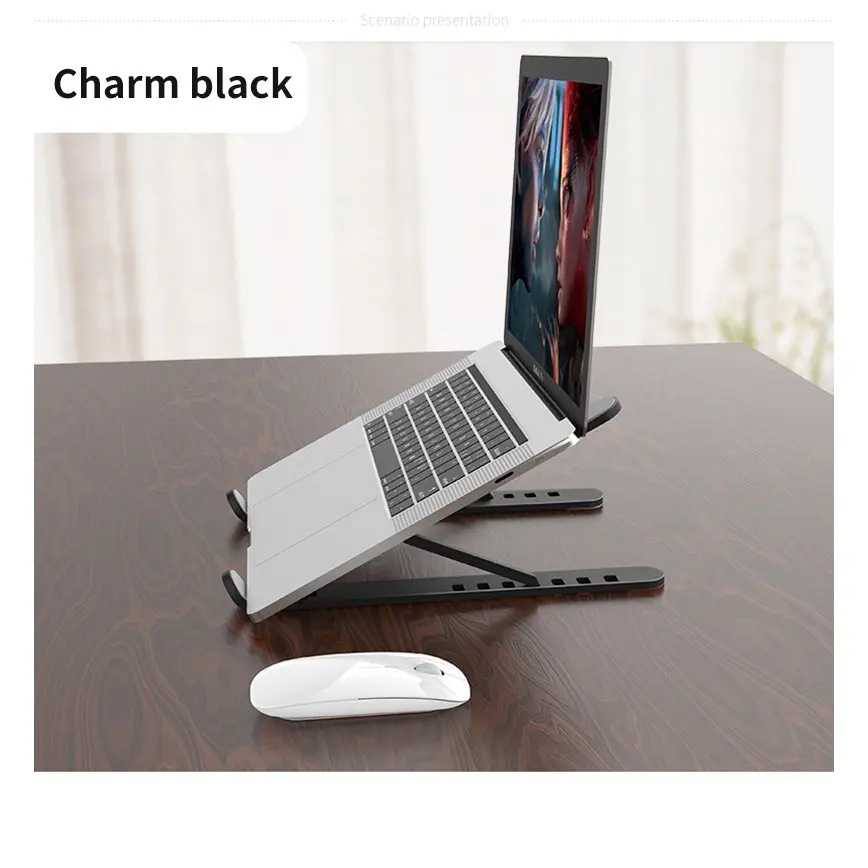 Penyangga Laptop Lipat dengan Tinggi Adjustable, Cek Ukuran Perangkat