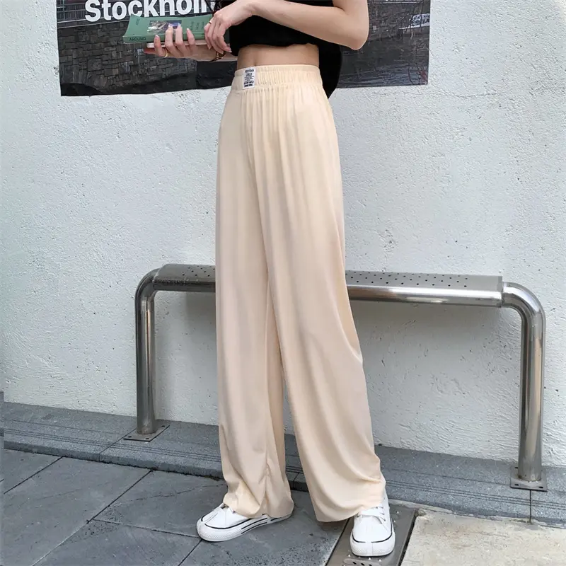 Comfort Women Lady Maxi Length Basic Trend Trousers