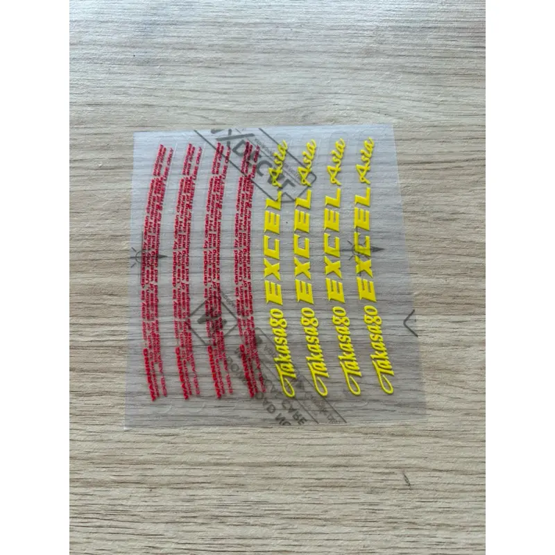 Stiker velg takasago excel asia 1set 1