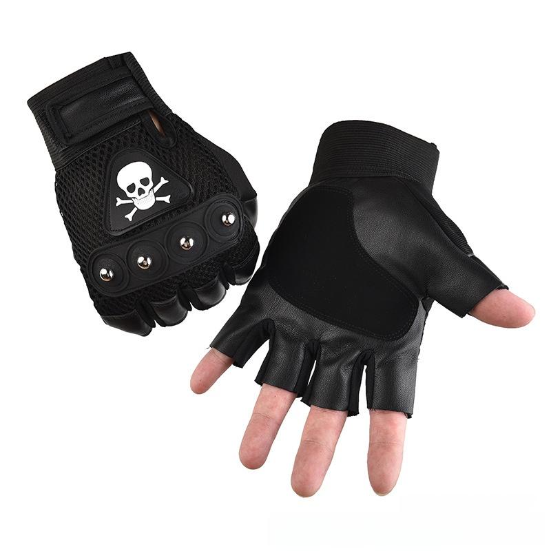 Product Introduction of Men's Outdoor Half-Finger Riding Gloves, Sports and Fitness, Tactical Training Gloves -- Ywdo 4