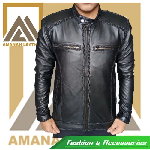 Terbaru Jaket kulit asli model sulam bergaransi bukan kulit uang kembali