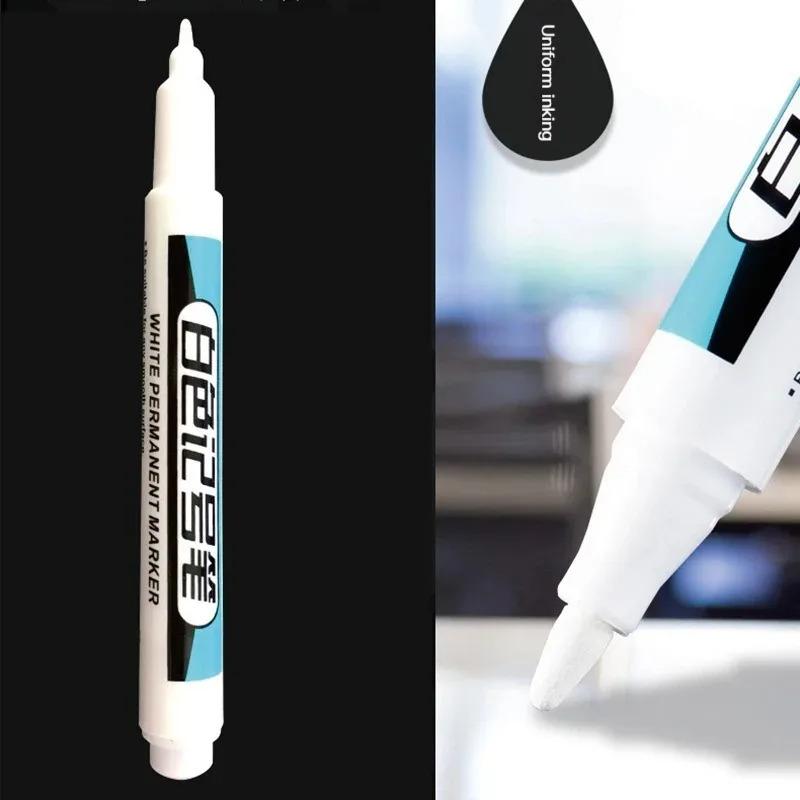Product Introduction of White Permanent Paint Pen set for Wood Rock Plastic Leather Glass Stone Metal Canvas Ceramic Deep Hole Marker 6