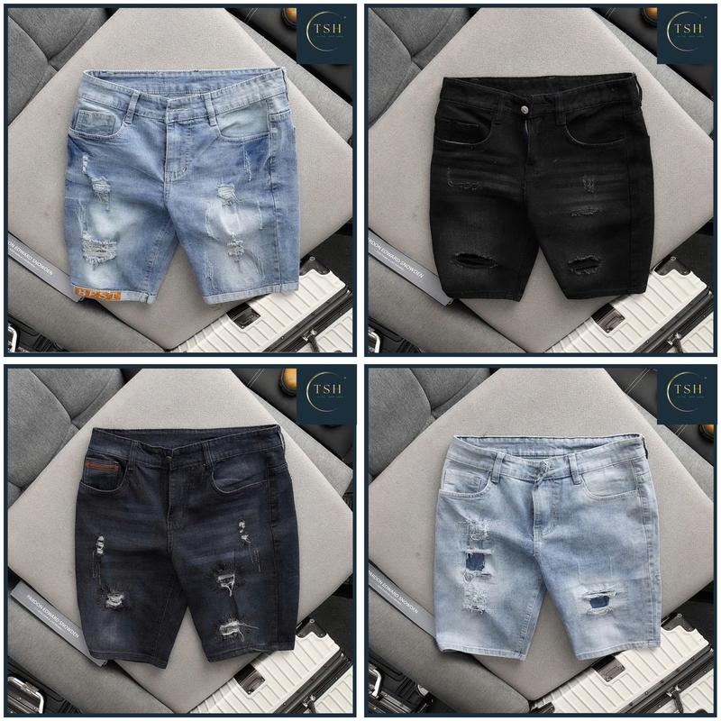 COMBO 2 QUẦN SHORT SALE 23.10.2025 Quần Short Nam chất liệu jean bò denim co giãn nhẹ như hình,chuẩn from dáng,đủ size có nhiều mẫu mới Menswear Pants Có Túi