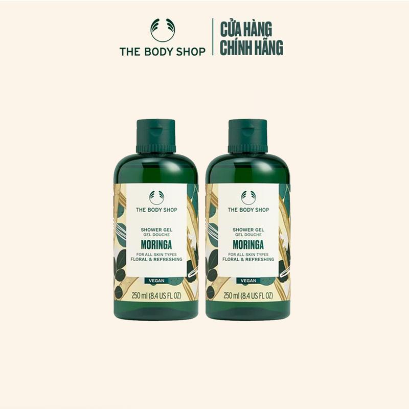 The Body Shop Bộ 02 sữa tắm lựa chọn mùi hương: 02 Sữa tắm British Rose 250ml hoặc 02 sữa tắm Moringa hoặc 02 sữa tắm Argan 250ml hoặc 02 sữa tắm Pink Grapefruit 250ml hoặc 02 sữa tắm Strawberry 250ml hoặc 02 sữa tắm Mango 250ml hoặc 02 sữa tắm Olive250ml