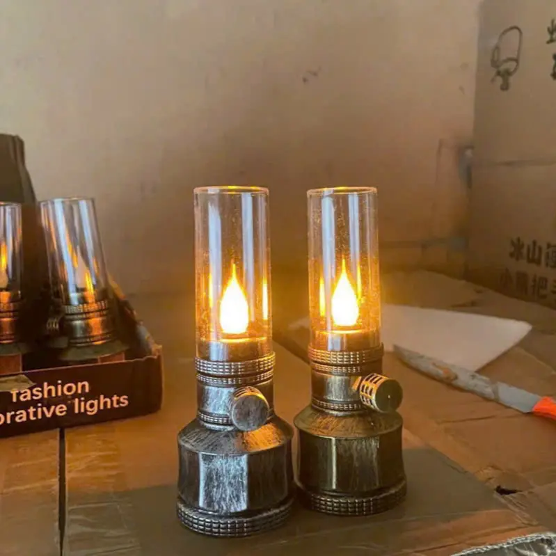 Đèn Cầy Cổ Điển - Dùng Pin Thiết Kế Cổ Điển Trang Trí Dùng Làm Đèn Thờ , đèn thờ phong cách cổ điển, chạy bằng pin 0