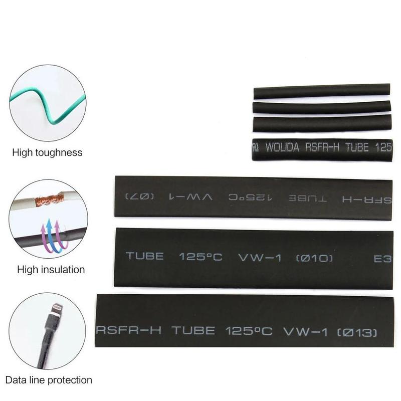 Heat Shrinkable Tube Combo Set, Advanced Heat-shrinkable Tube Assembly, Integrated Pipes & Casings for Home, Electrical Engineering, Maintenance 5