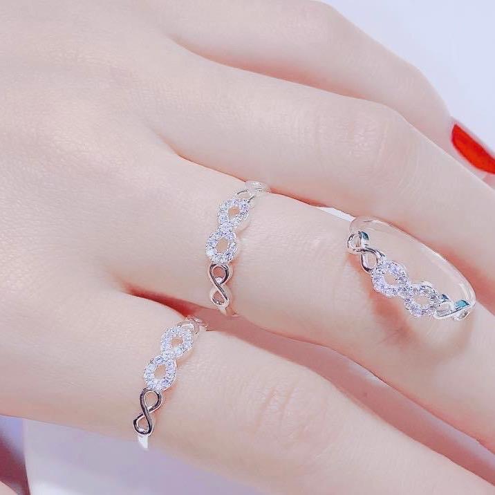 Nhẫn bạc nữ vô cùng trơn đá bạc ta LoPa, SK28,  xinh xinh   điểm nhấn, thu hút thời trang, cá tính , sang trọng, đi chill, kỉ niệm , quà tặng, đồ đôi, bạn thân ,