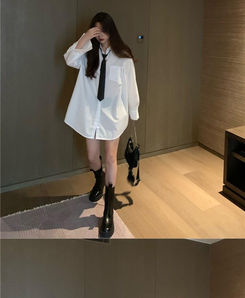 Product Introduction of T-shirt JK Uniform Shirt Skirt Dress Pleated Skirt Women's Autumn and Winter Spring and Summer Two-Piece Set Short Skirt Shirt 2