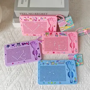 [READY] Papan Gambar Magnetik Bola Baja - Mainan Edukasi Anak Montessori Magnetic Drawing Board - Papan Tulis Kreatif Sensorik Anti Stres Kado Viral COD