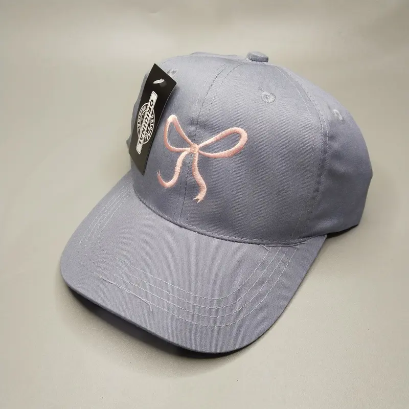 COD Topi Fashion CAP BORDIR PITA Bow Simple Korean Look Cute Ribbons Cap lucu 7