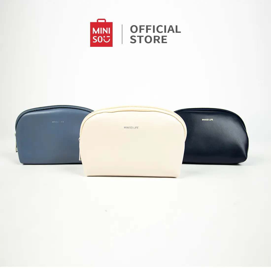 MINISO Tas Kosmetik Wanita Shell Tas Makeup Untuk Tas Travel Makeup