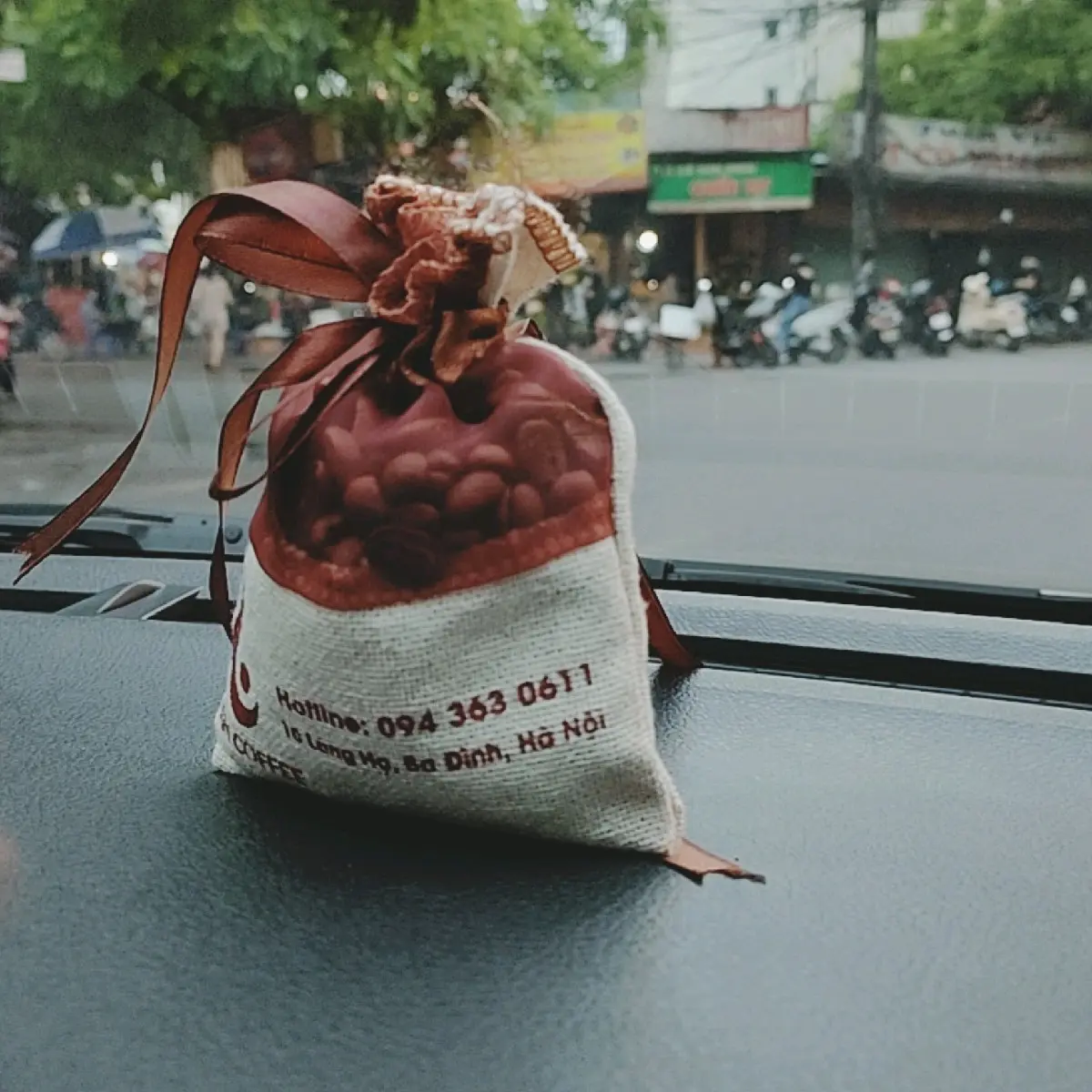Túi thơm cà phê Mộc hút ẩm, khử mùi hiệu quả. Dầu Thơm Phòng Dầu Thơm