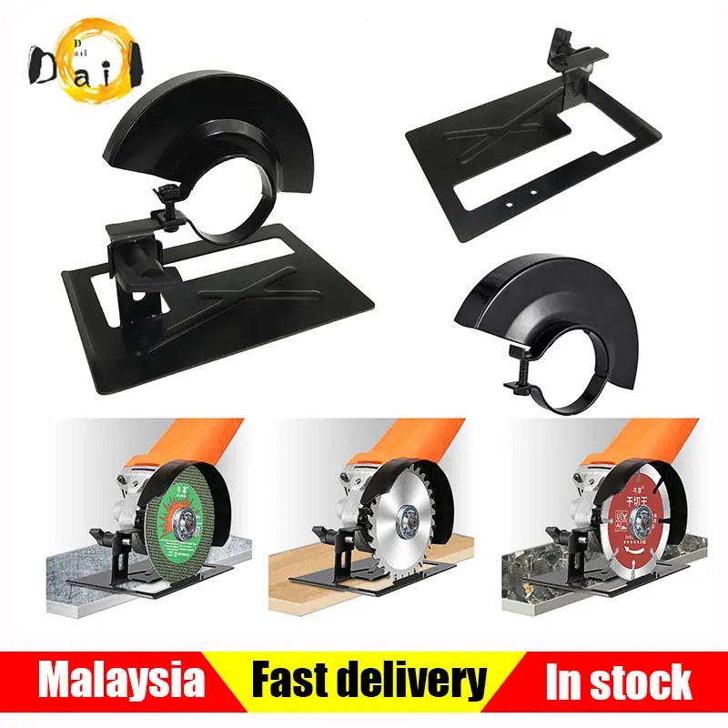 Adjustable Thickened Steel Angle Grinder Balance Bracket Holder Cutting Machine Base Protection Cover DIY Woodwoking Device Hardware
