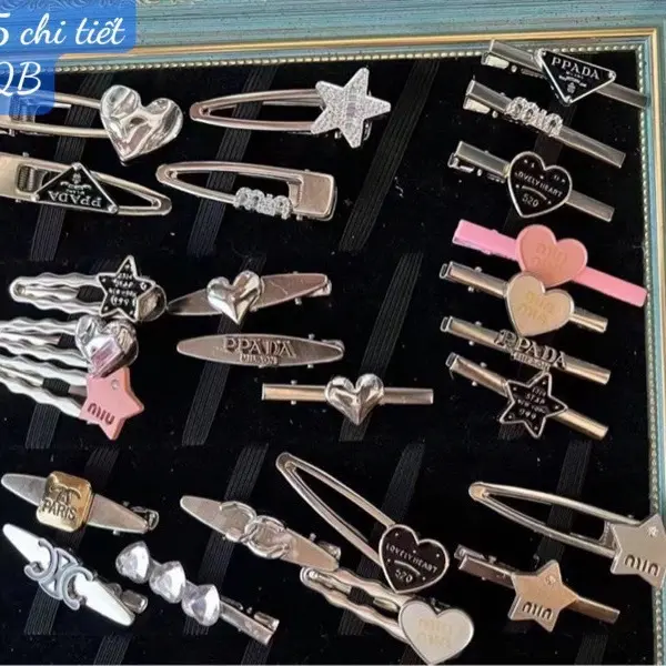Set Kẹp Tóc 25 Món Kiểu Dáng Hàn Quốc Dành Cho Nữ