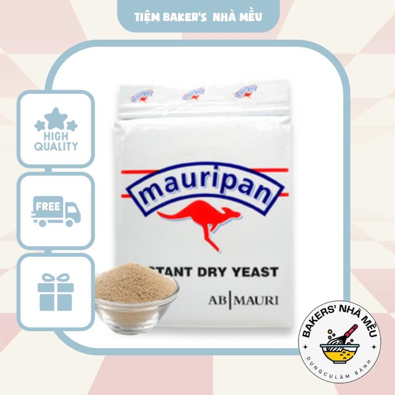  Men Khô Lạt  Men Nở  Men Mauripan Màu Đỏ 500g Gói Dùng Làm Bánh Mì Đế Pizza Baking Soda Soda 