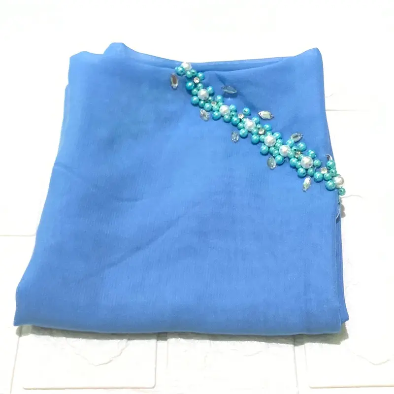 Paket Hemat 6 pcs Hijab Segiempat Payet Bando Mutiara Bella Squere Kerudung Pesta Muslim - Square, Simple Instan Kondangan Mewah - Tebal 4