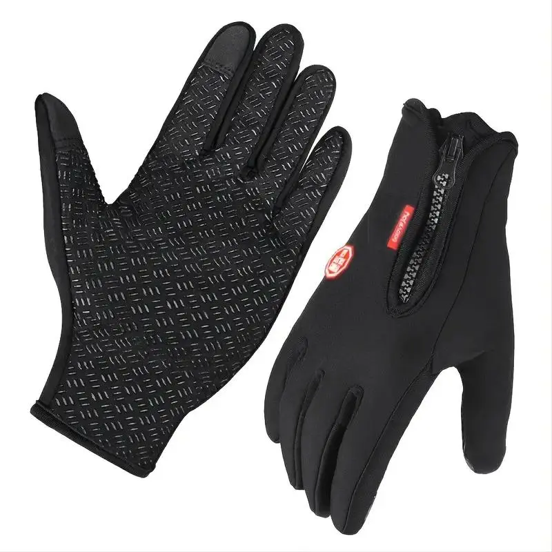 Touch Screen Gloves, 3 Pairs Warm Waterproof Full-finger Cold Weather Touch Screen Sensitive Gloves, Windproof Warm Gloves for Outdoor Winter Activities 6