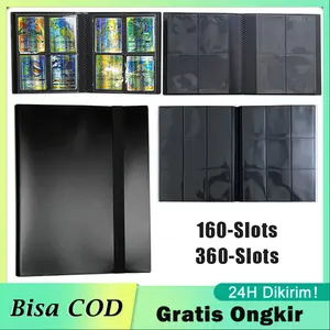 360Pcs Strap Binder Card Album 4/9 Pocket Kartu Card Album Photocard Portfolio