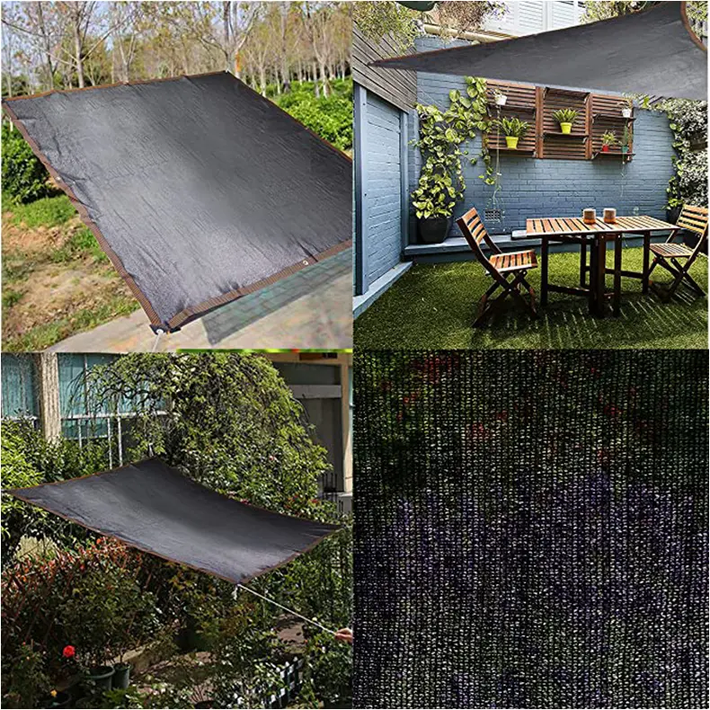 [Gratis 4 klip dan tali 5 -meter gratis] Paranet 99% Lebar 2/3/4/5 Meter Gratis Shading Net Nylon Anti Panas Enkripsi 12-pin Jaring Paranet Pelindung Tanaman Dari Matahari 7