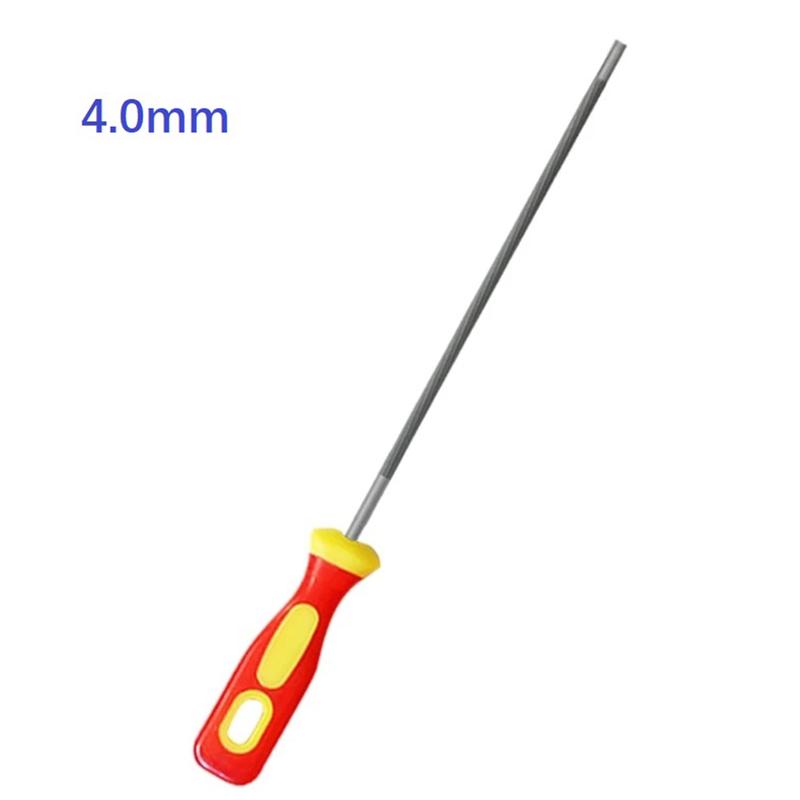 Product Introduction of 1pc Chainsaw Round Files For Sharpening Chain Round Steel Sharpener ChainSaw Grinding Sharpening Chainsaw Files 4/4.8/5.5mm 12