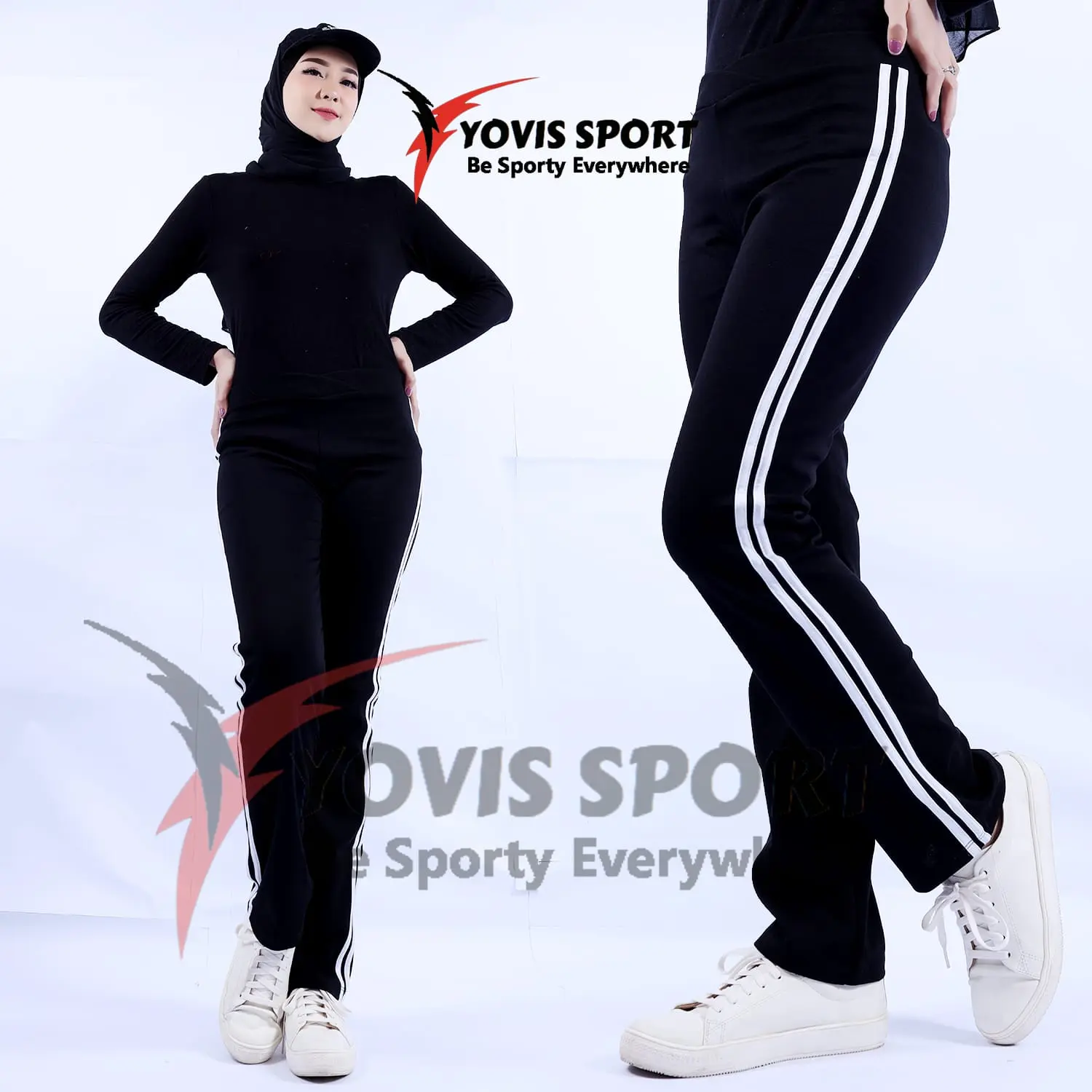 Trening Senam Panjang  Lis Yovis Sport Dan Celana Olahraga Wanita