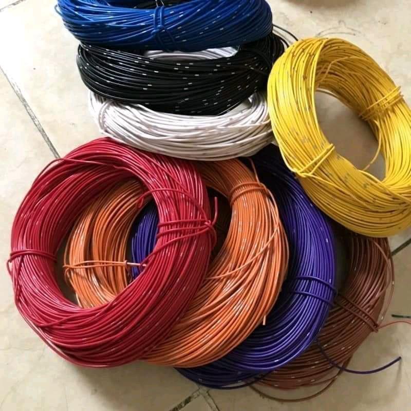 5mét Dây điện đơn mềm -lõi đồng 0.3mm 0