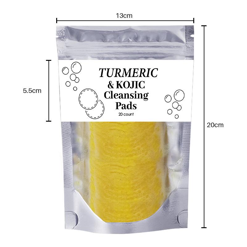 Product Introduction of Turmeric Cleansing Pads Turmeric Cleansing Pad Exfoliating Cleansing Facial Care Skincare Comfort 3
